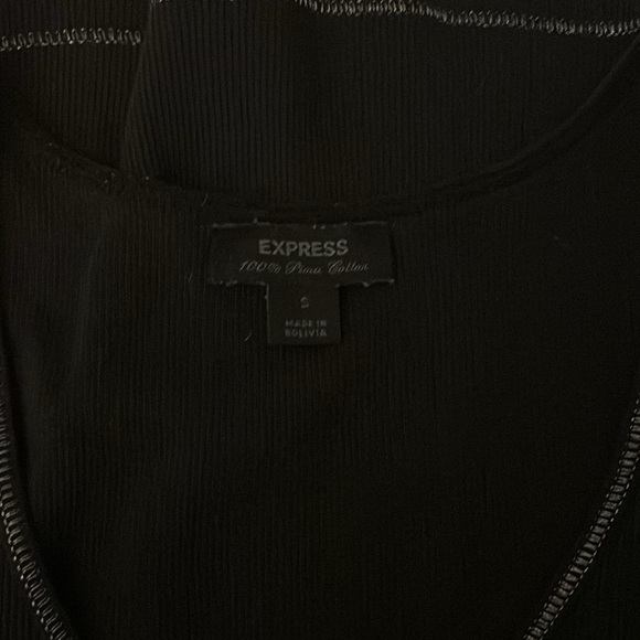 Express black tank top . - Picture 3 of 3